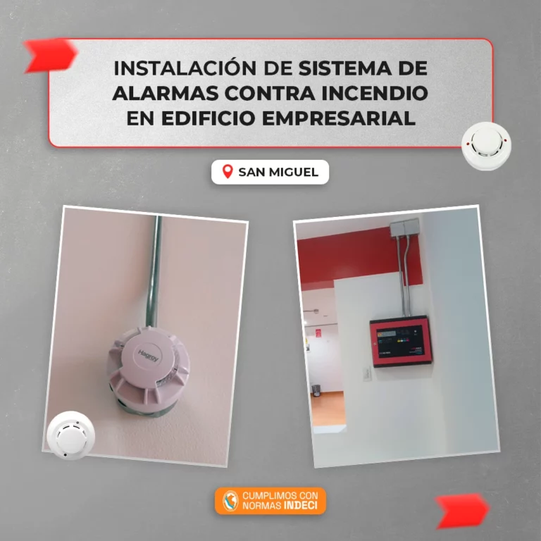 instalacion alarma contra incendio