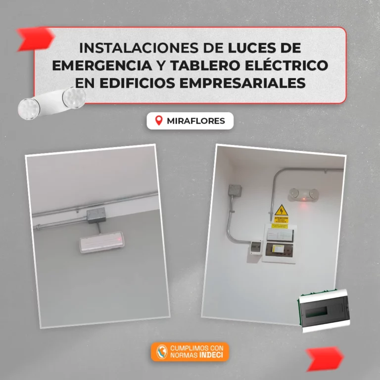 instalacion luces de emergencia